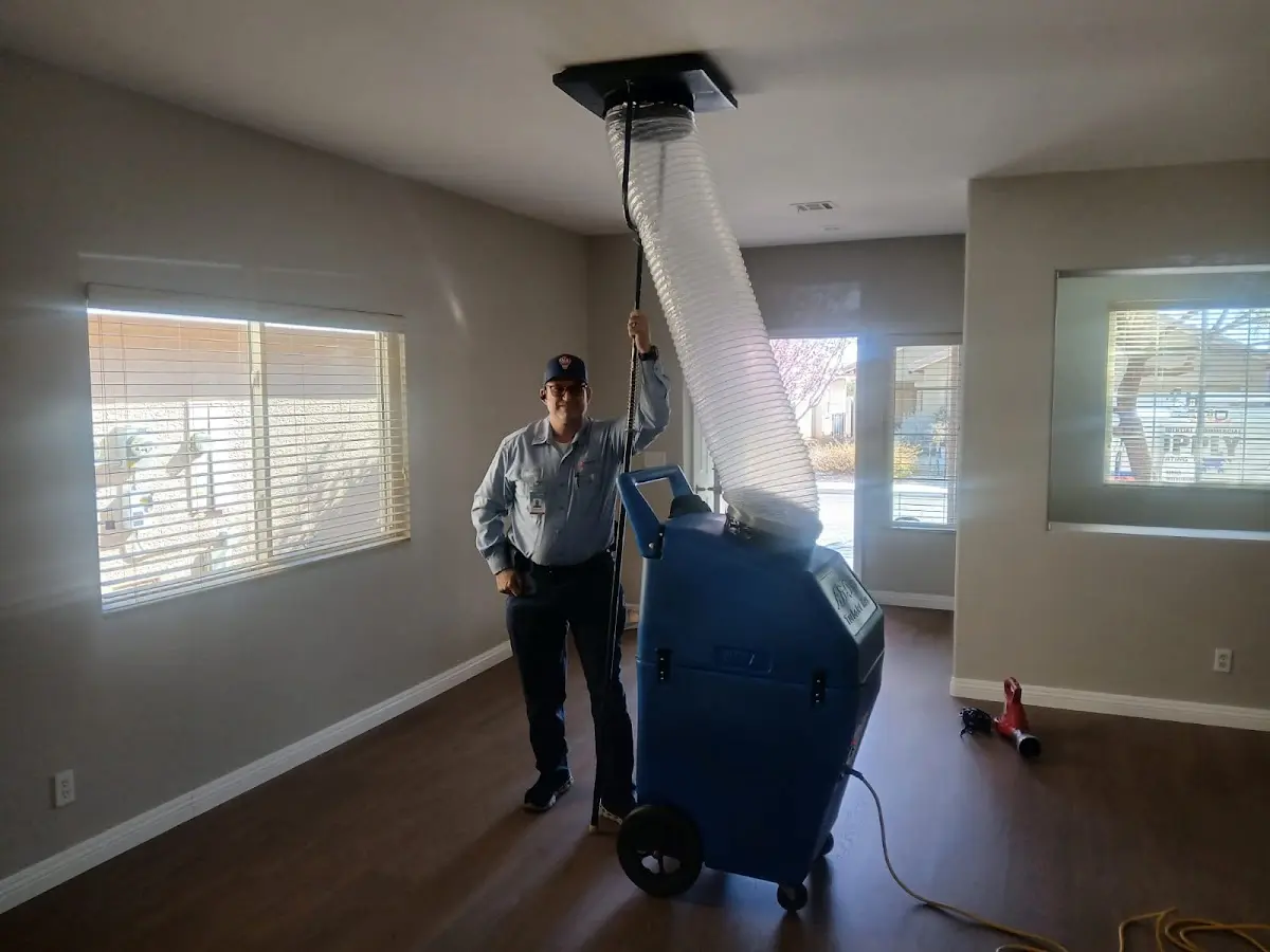 Professional Dryer Vent Cleaning work inside a South Patrick Shores home